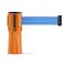 Montour Line Retractable Belt Barrier Cone Mount Orange Case 9ft. Lt Blu Belt CP100-OR-LBL-90 - alternate 1